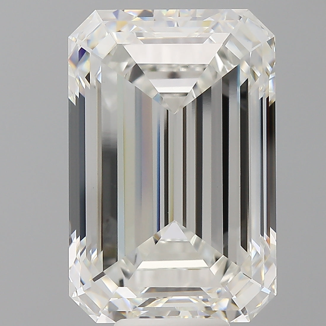 12.02 Carat Emerald Shaped, Ideal Cut, F Color, VVS2 Clarity, IGI Certified Lab Grown Diamond