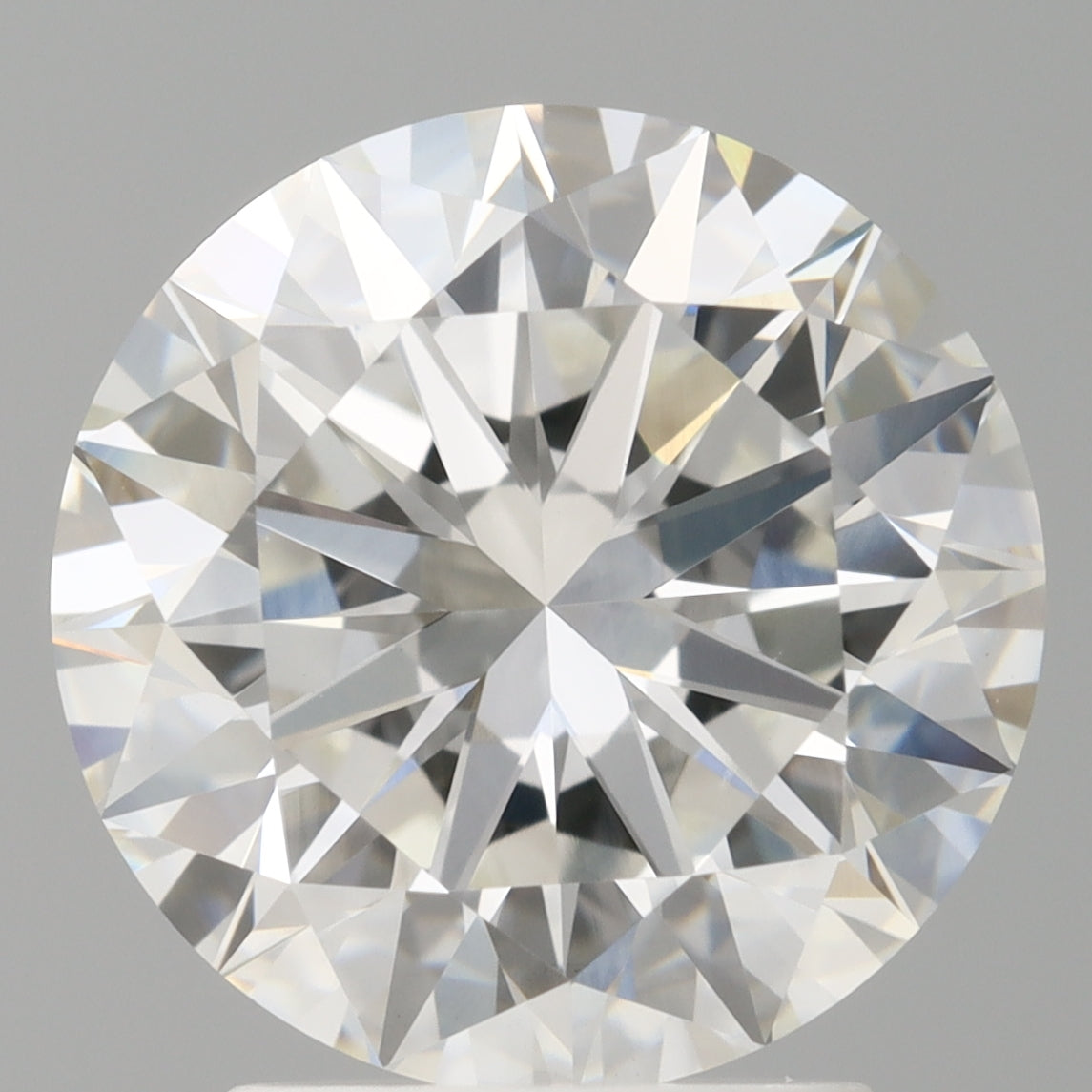 3.00 Carat Round Shaped, Excellent Cut, F Color, VVS2 Clarity, IGI Certified Lab Grown Diamond
