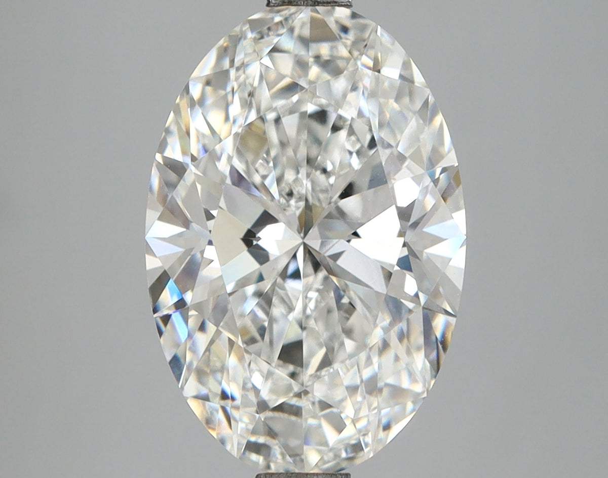 4.09 Carat Oval Shaped, Ideal Cut, D Color, VVS2 Clarity, IGI Certified Lab Grown Diamond