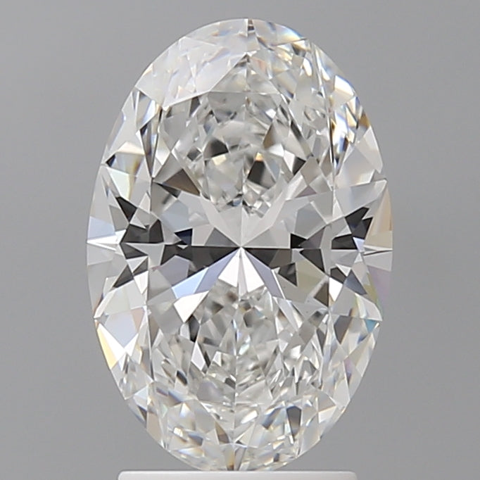2.60 Carat Oval Shaped, Ideal Cut, E Color, VVS2 Clarity, IGI Certified Lab Grown Diamond