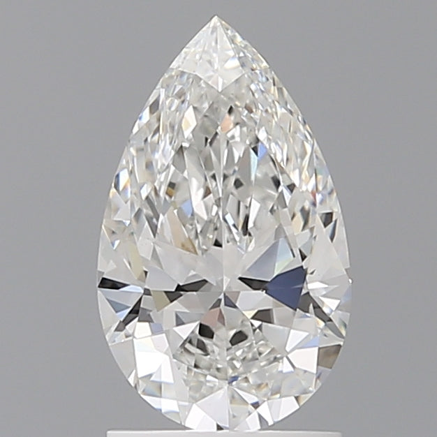 1.53 Carat Pear Shaped, Ideal Cut, F Color, VVS2 Clarity, IGI Certified Lab Grown Diamond