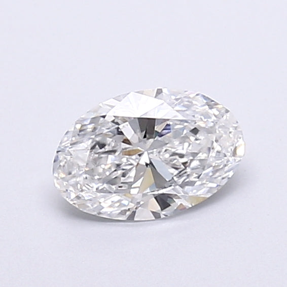 0.57 Carat Oval Shaped, Very Good Cut, D Color, VS1 Clarity, IGI Certified Lab Grown Diamond