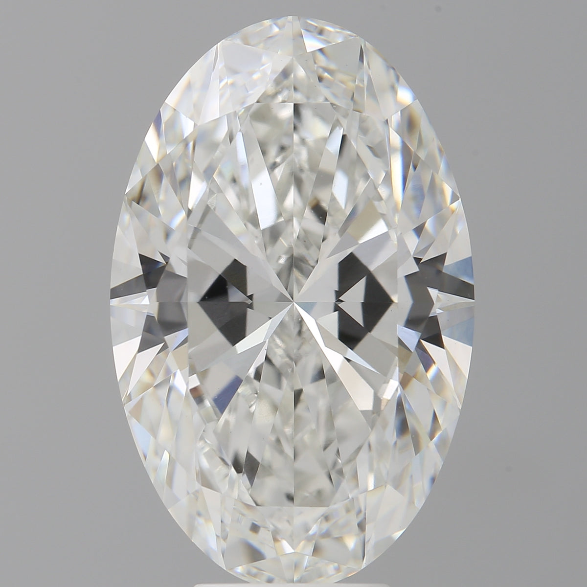 8.08 Carat Oval Shaped, Ideal Cut, F Color, VVS2 Clarity, IGI Certified Lab Grown Diamond