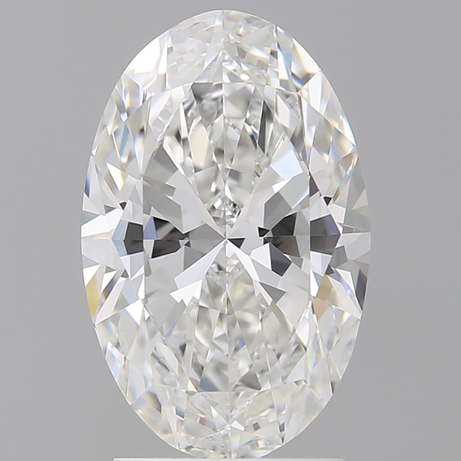 2.60 Carat Oval Shaped, Ideal Cut, F Color, VVS2 Clarity, IGI Certified Lab Grown Diamond