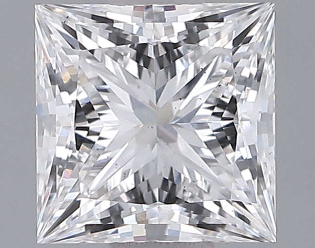 1.30 Carat Princess Shaped, Ideal Cut, D Color, VS2 Clarity, IGI Certified Lab Grown Diamond