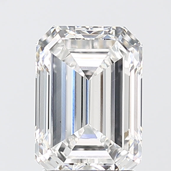2.50 Carat Emerald Shaped, Very Good Cut, E Color, VS1 Clarity, IGI Certified Lab Grown Diamond