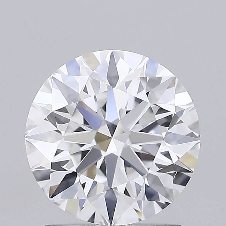 1.54 Carat Round Shaped, Ideal Cut, D Color, VVS2 Clarity, IGI Certified Lab Grown Diamond