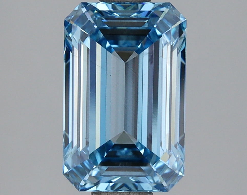 2.10 Carat Emerald Shaped, Excellent Cut, VS1 Clarity, IGI Certified Lab Grown Diamond