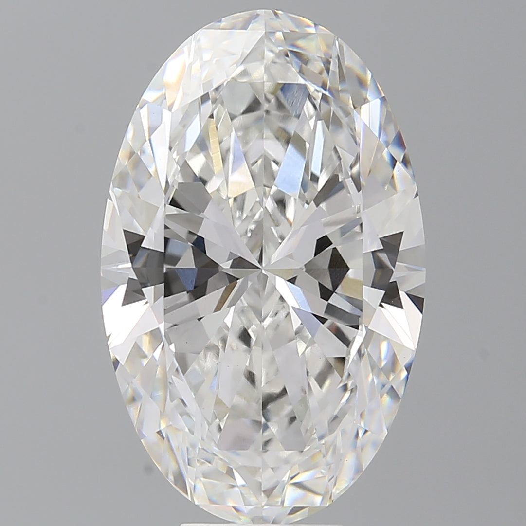 10.01 Carat Oval Shaped, Ideal Cut, E Color, VVS2 Clarity, IGI Certified Lab Grown Diamond
