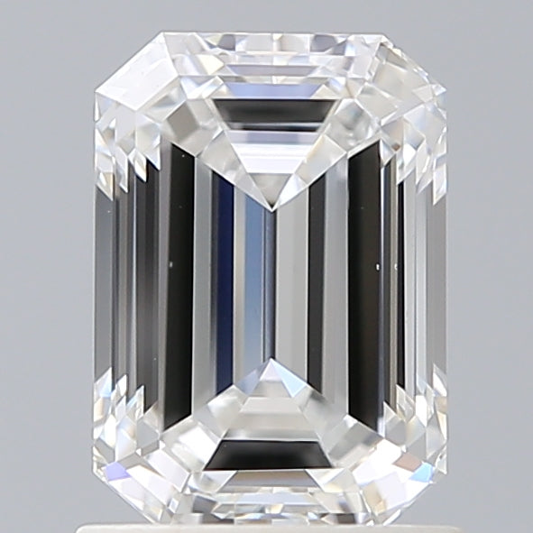 1.52 Carat Emerald Shaped, Ideal Cut, E Color, VS1 Clarity, IGI Certified Lab Grown Diamond