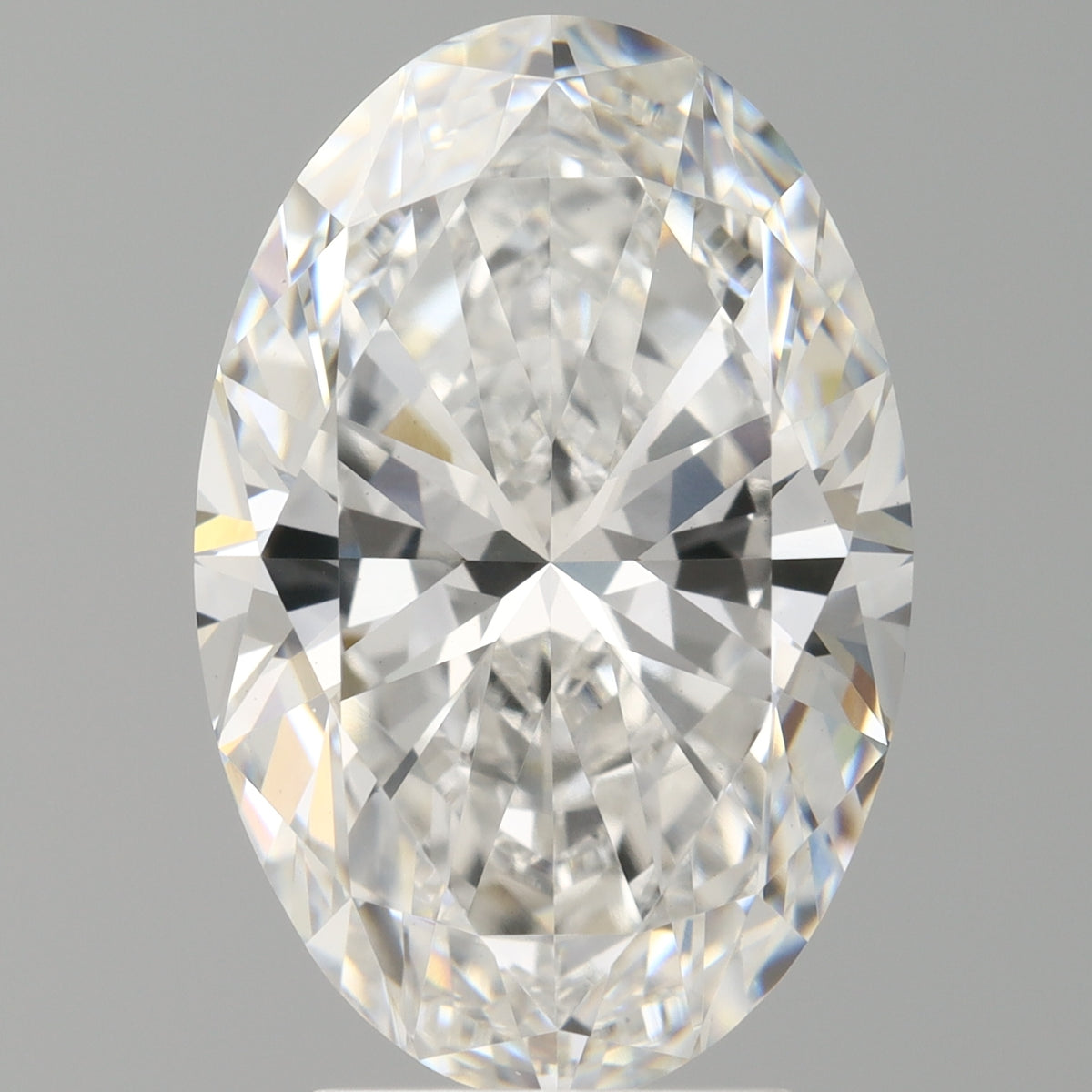 4.10 Carat Oval Shaped, Ideal Cut, E Color, VVS2 Clarity, IGI Certified Lab Grown Diamond