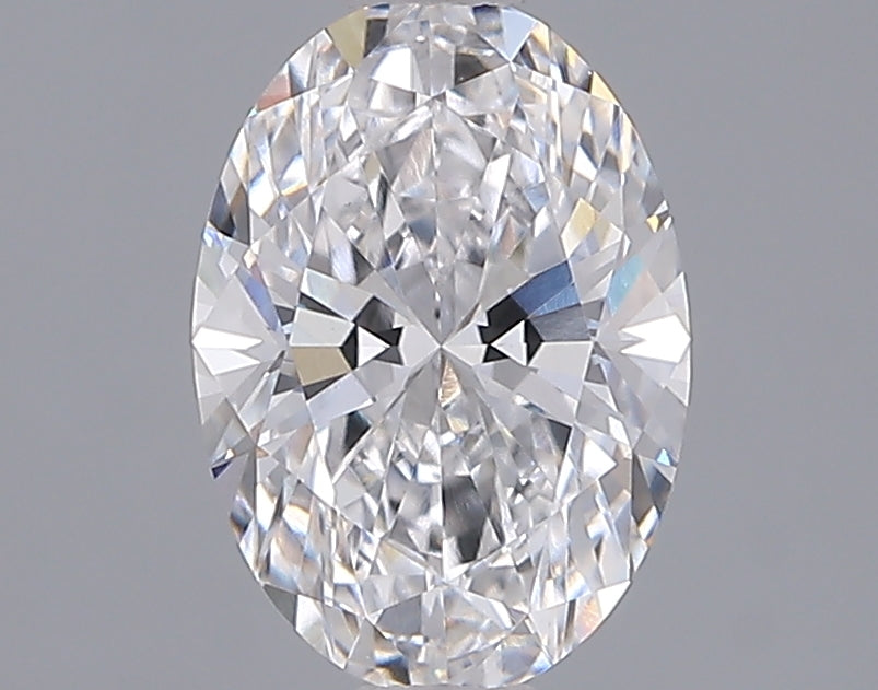 1.54 Carat Oval Shaped, Ideal Cut, D Color, VVS2 Clarity, IGI Certified Lab Grown Diamond