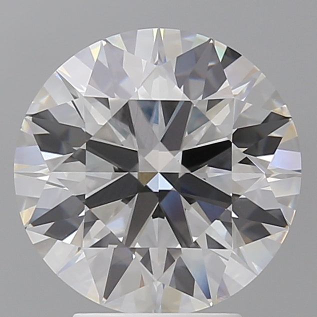 3.92 Carat Round Shaped, Excellent Cut, E Color, VVS2 Clarity, IGI Certified Lab Grown Diamond