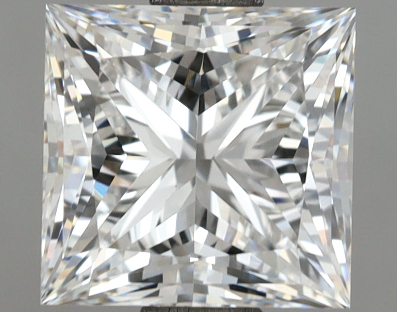 2.17 Carat Princess Shaped, Ideal Cut, D Color, VS1 Clarity, IGI Certified Lab Grown Diamond
