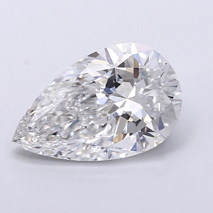 1.81 Carat Pear Shaped, Very Good Cut, E Color, VS1 Clarity, IGI Certified Lab Grown Diamond