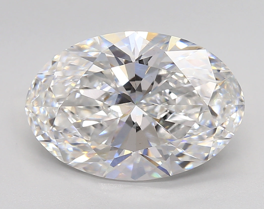5.02 Carat Oval Shaped, Very Good Cut, E Color, VS1 Clarity, IGI Certified Lab Grown Diamond