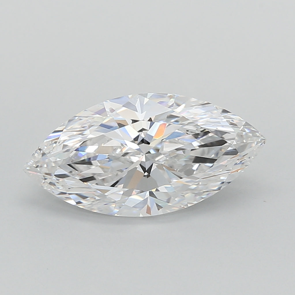 2.04 Carat Marquise Shaped, Ideal Cut, E Color, VVS2 Clarity, IGI Certified Lab Grown Diamond