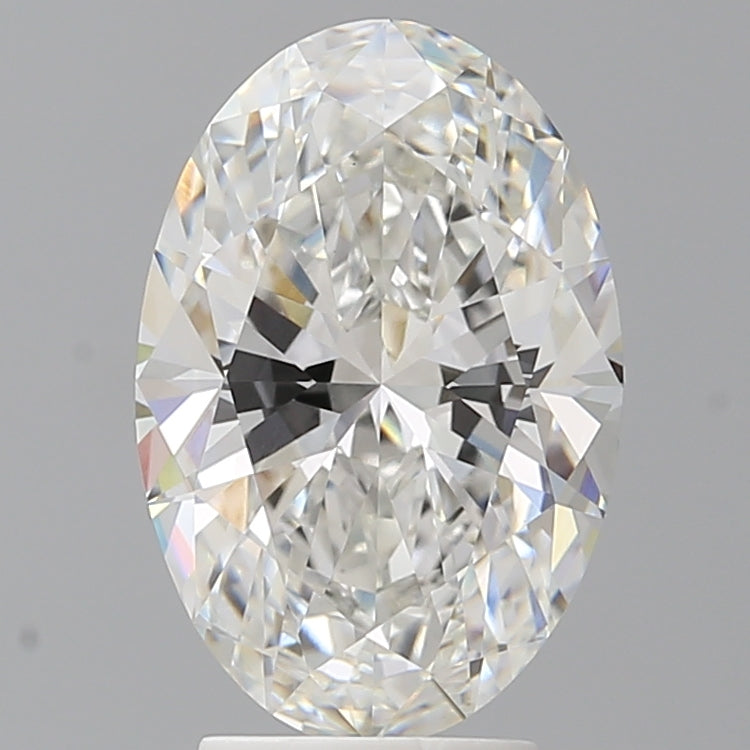3.60 Carat Oval Shaped, Ideal Cut, E Color, VVS2 Clarity, IGI Certified Lab Grown Diamond