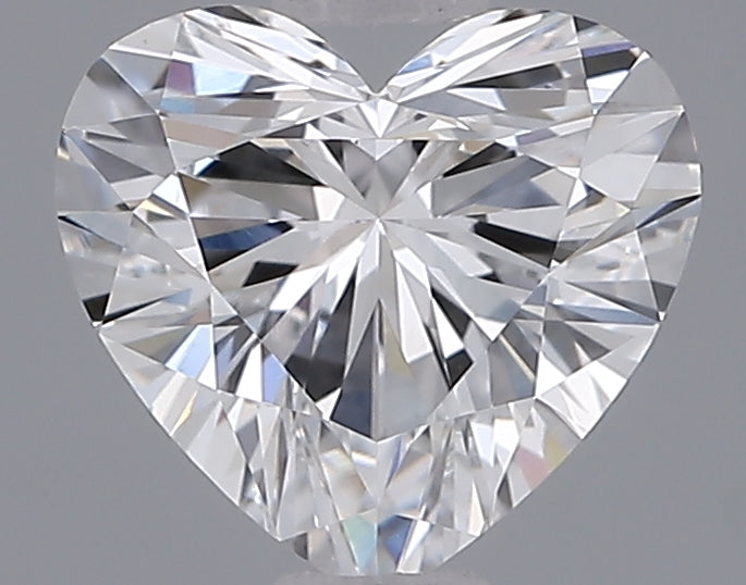 1.03 Carat Heart Shaped, Ideal Cut, D Color, VVS2 Clarity, IGI Certified Lab Grown Diamond