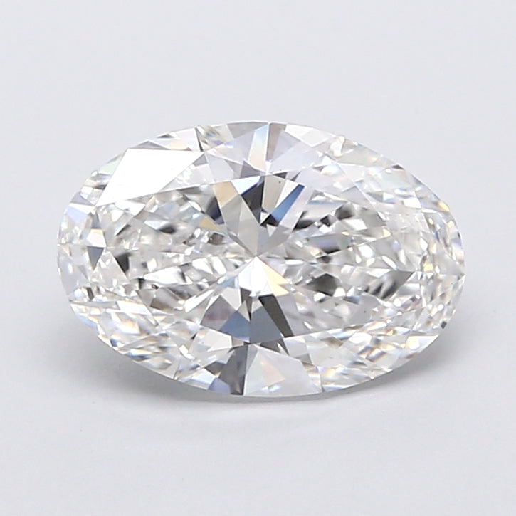 3.50 Carat Oval Shaped, Very Good Cut, F Color, VS1 Clarity, IGI Certified Lab Grown Diamond