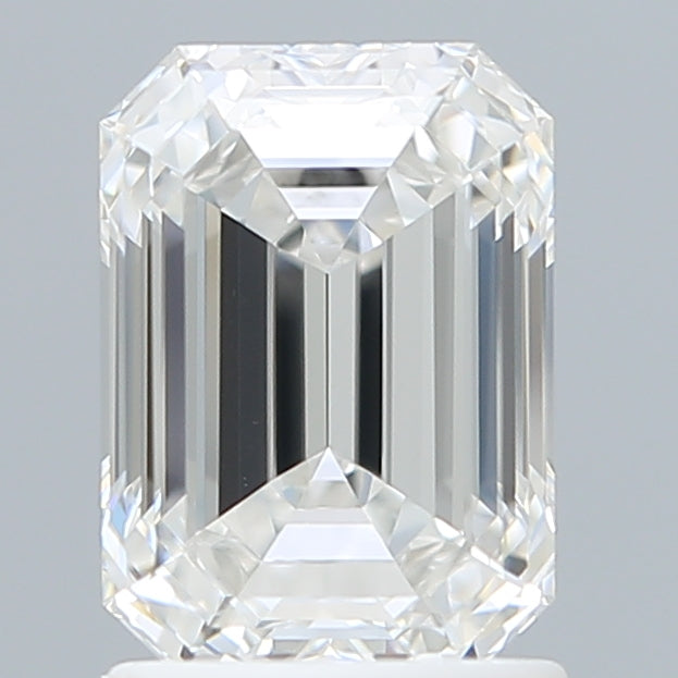 1.80 Carat Emerald Shaped, Ideal Cut, E Color, VVS2 Clarity, IGI Certified Lab Grown Diamond