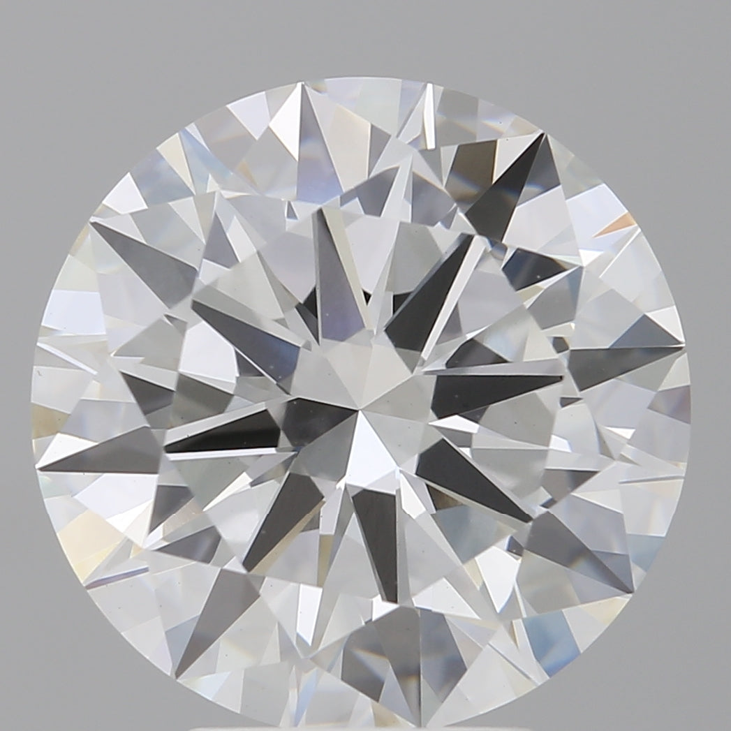 5.00 Carat Round Shaped, Excellent Cut, F Color, VS1 Clarity, IGI Certified Lab Grown Diamond