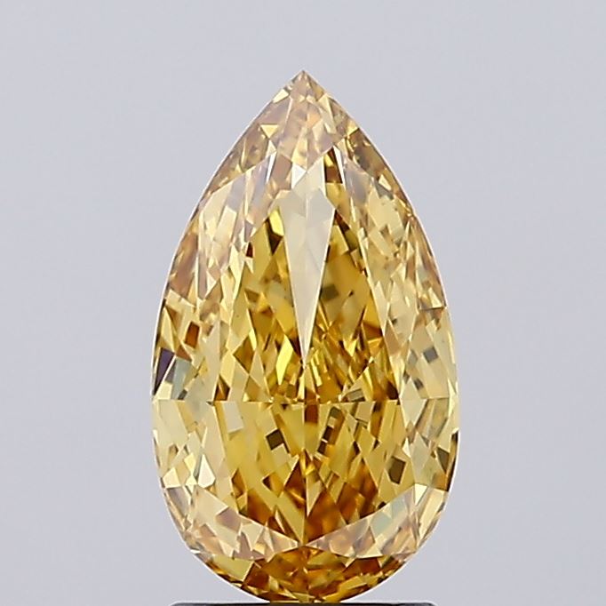 2.02 Carat Pear Shaped, Ideal Cut, VS1 Clarity, IGI Certified Lab Grown Diamond