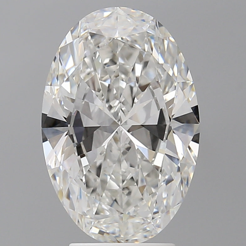 4.00 Carat Oval Shaped, Excellent Cut, E Color, VVS2 Clarity, IGI Certified Lab Grown Diamond