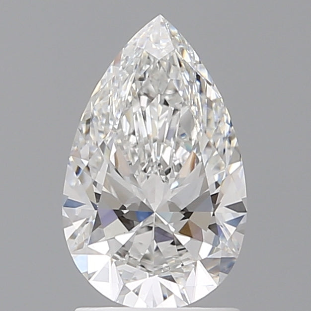 1.58 Carat Pear Shaped, Ideal Cut, D Color, VVS2 Clarity, IGI Certified Lab Grown Diamond