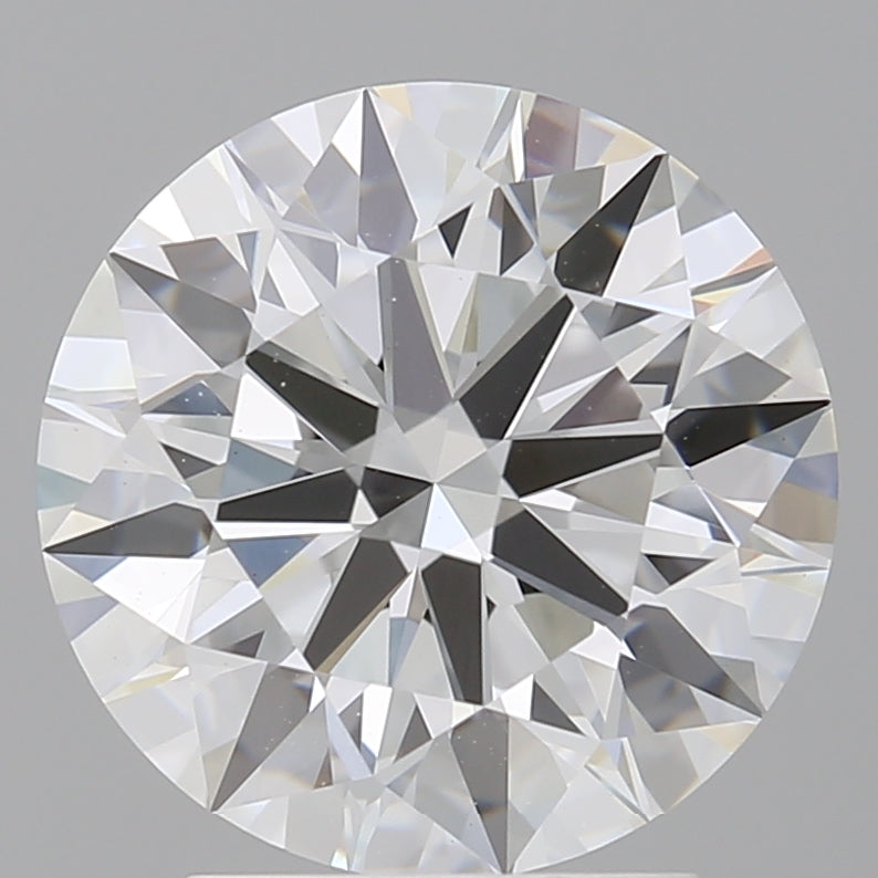 3.09 Carat Round Shaped, Ideal Cut, E Color, VVS2 Clarity, IGI Certified Lab Grown Diamond
