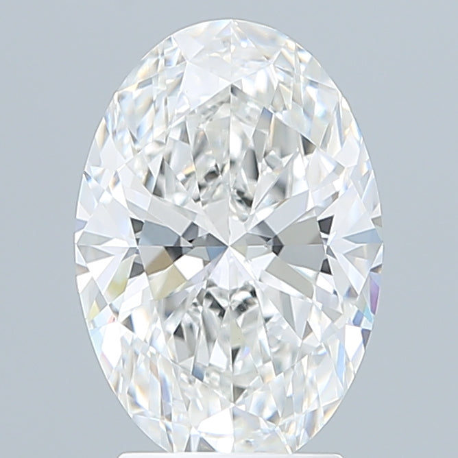 3.03 Carat Oval Shaped, Ideal Cut, D Color, VVS2 Clarity, IGI Certified Lab Grown Diamond