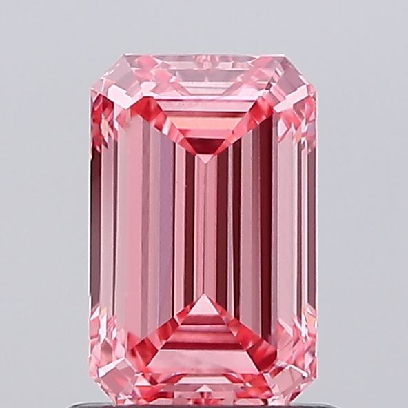 1.00 Carat Emerald Shaped, Ideal Cut, VS1 Clarity, IGI Certified Lab Grown Diamond