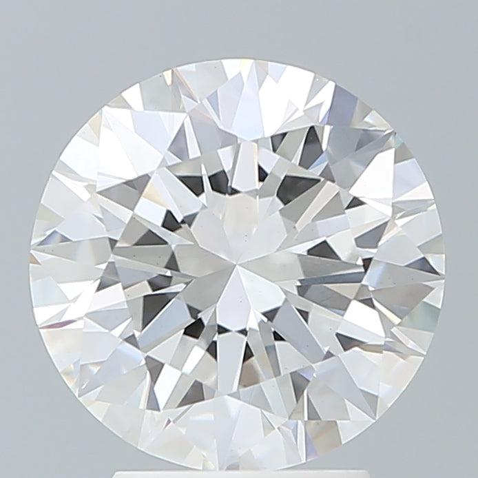 3.34 Carat Round Shaped, Excellent Cut, F Color, VS1 Clarity, IGI Certified Lab Grown Diamond