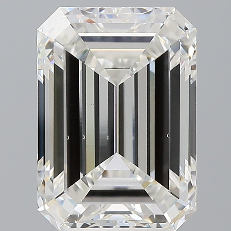 4.53 Carat Emerald Shaped, Ideal Cut, F Color, VS1 Clarity, IGI Certified Lab Grown Diamond