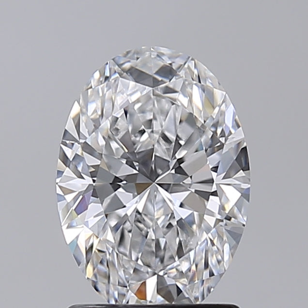 1.52 Carat Oval Shaped, Excellent Cut, D Color, VVS2 Clarity, IGI Certified Lab Grown Diamond