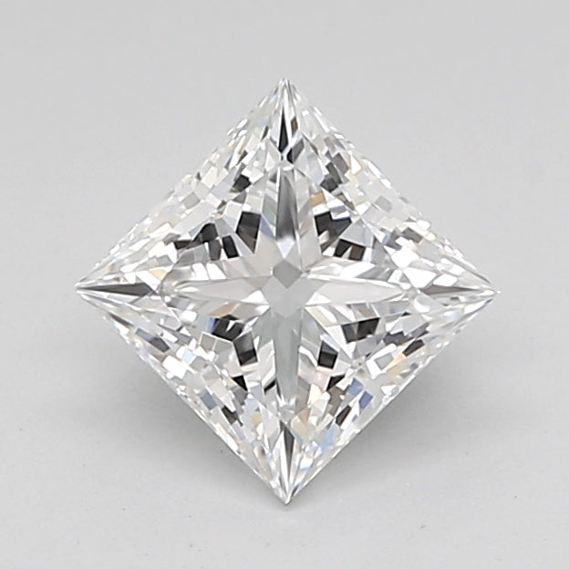 1.03 Carat Princess Shaped, Ideal Cut, E Color, VVS1 Clarity, IGI Certified Lab Grown Diamond