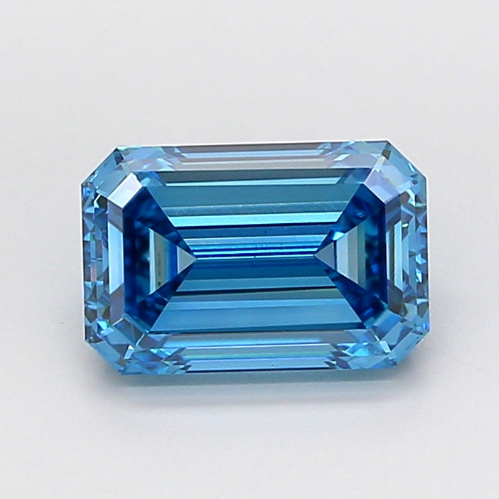 3.02 Carat Emerald Shaped, Ideal Cut, VS1 Clarity, IGI Certified Lab Grown Diamond