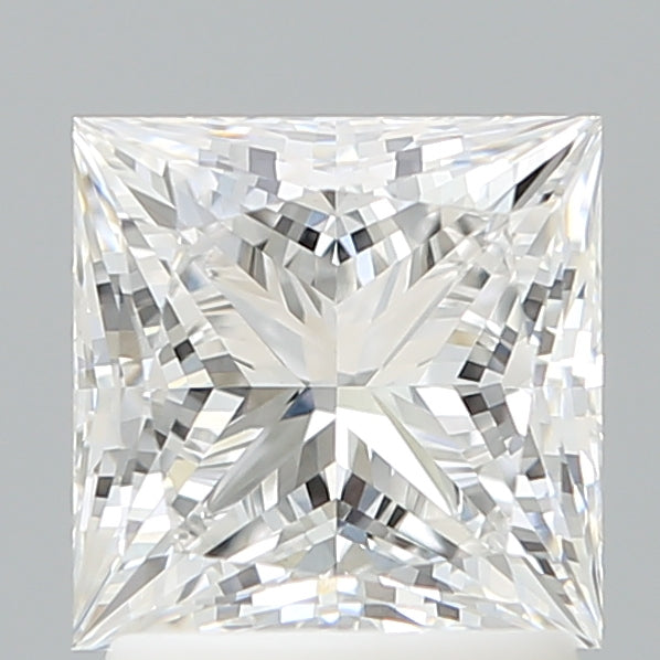 1.84 Carat Princess Shaped, Ideal Cut, E Color, VVS2 Clarity, IGI Certified Lab Grown Diamond