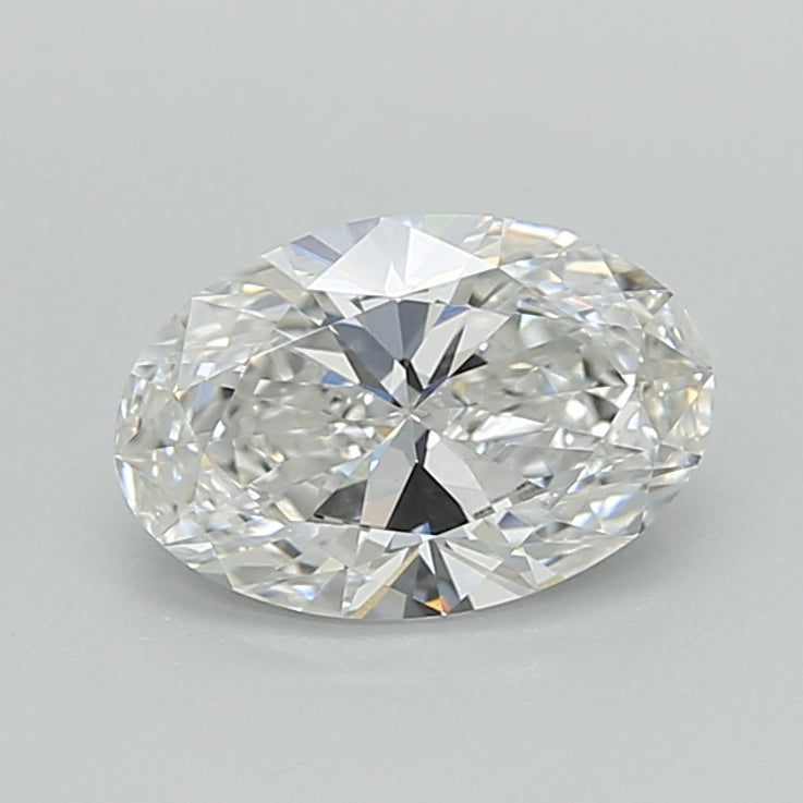 1.02 Carat Oval Shaped, Ideal Cut, F Color, VVS2 Clarity, IGI Certified Lab Grown Diamond