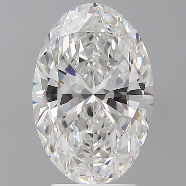 3.55 Carat Oval Shaped, Ideal Cut, E Color, VVS2 Clarity, IGI Certified Lab Grown Diamond