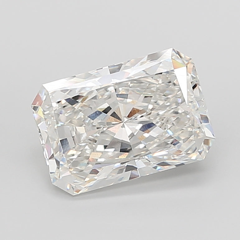 9.99 Carat Radiant Shaped, Ideal Cut, F Color, VVS2 Clarity, IGI Certified Lab Grown Diamond