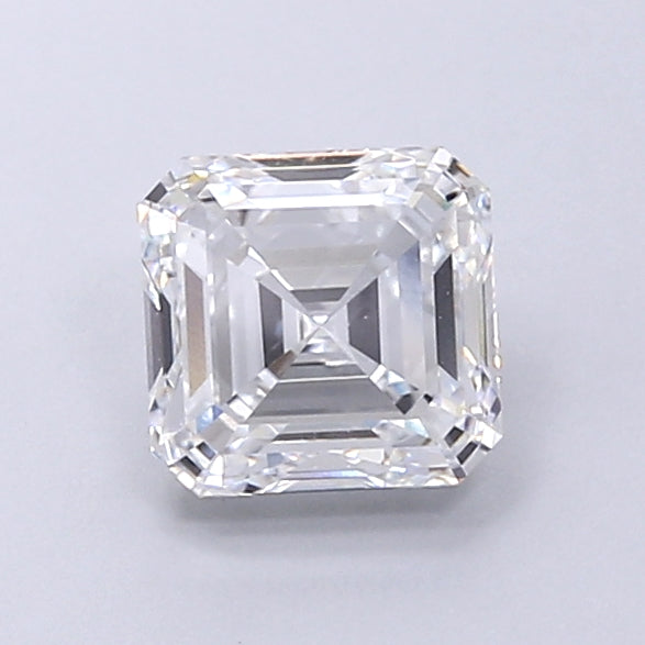 1.95 Carat Asscher Shaped, Very Good Cut, D Color, VVS2 Clarity, IGI Certified Lab Grown Diamond