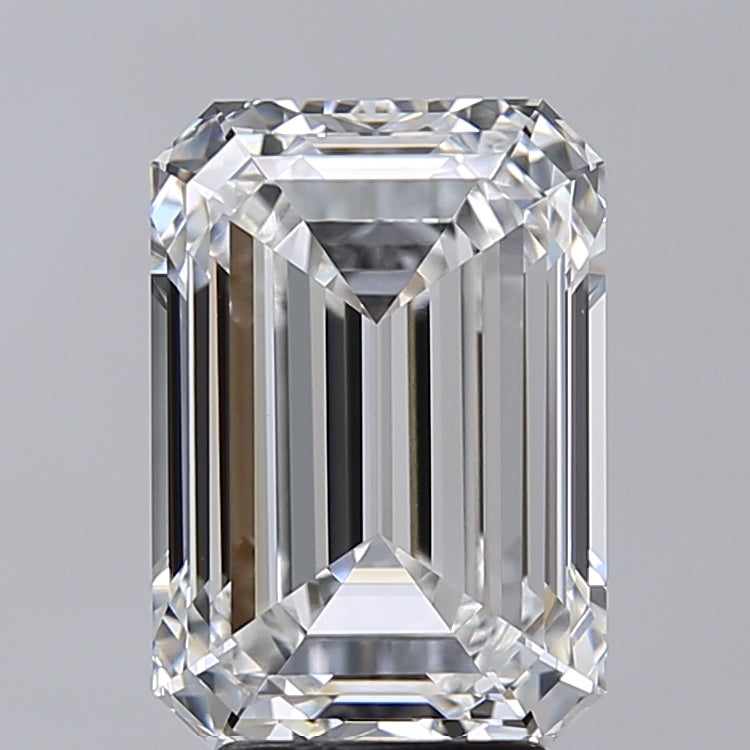 5.02 Carat Emerald Shaped, Very Good Cut, E Color, VVS2 Clarity, IGI Certified Lab Grown Diamond