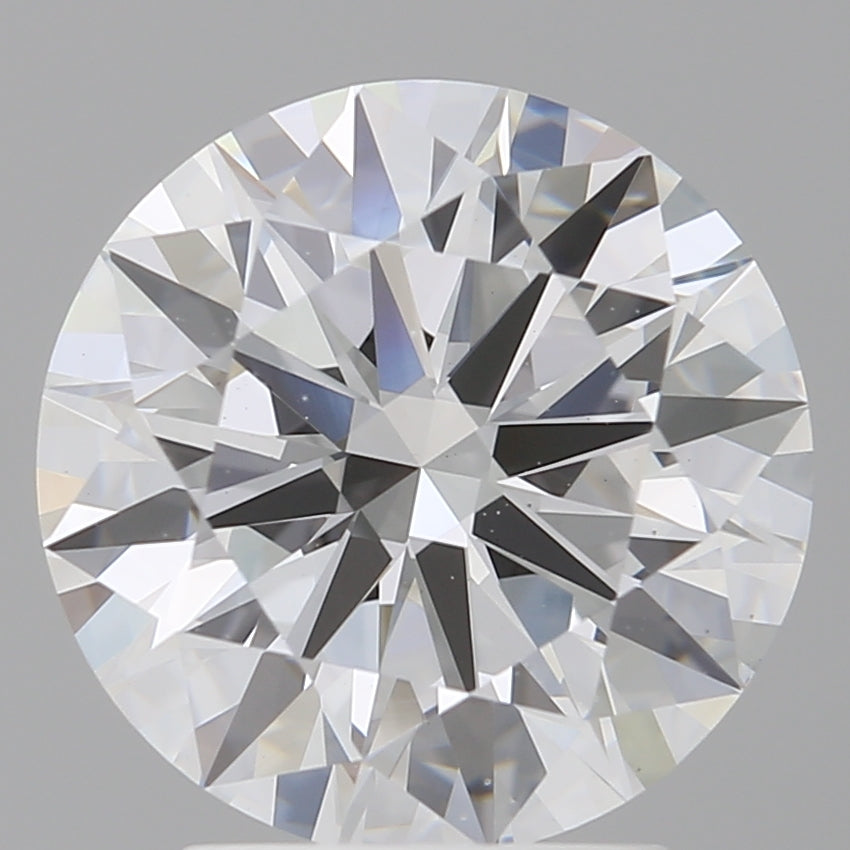 3.04 Carat Round Shaped, Ideal Cut, E Color, VS1 Clarity, IGI Certified Lab Grown Diamond