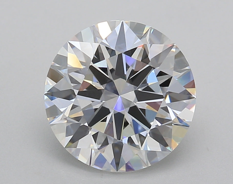 3.02 Carat Round Shaped, Ideal Cut, D Color, VS1 Clarity, IGI Certified Lab Grown Diamond