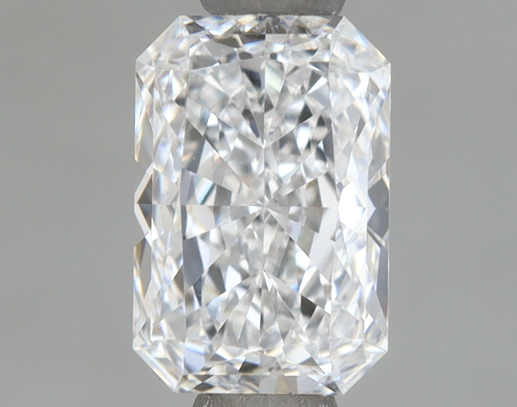 1.08 Carat Radiant Shaped, Ideal Cut, D Color, VVS1 Clarity, IGI Certified Lab Grown Diamond