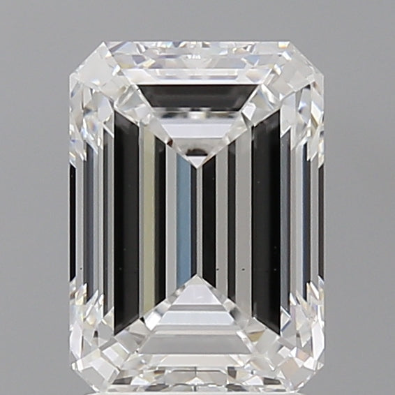 2.50 Carat Emerald Shaped, Ideal Cut, E Color, VS1 Clarity, IGI Certified Lab Grown Diamond
