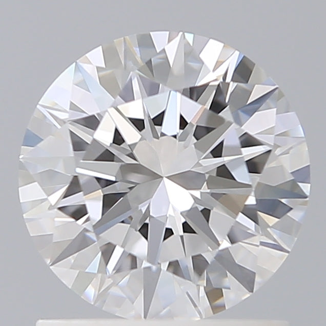 1.22 Carat Round Shaped, Excellent Cut, D Color, VVS2 Clarity, IGI Certified Lab Grown Diamond