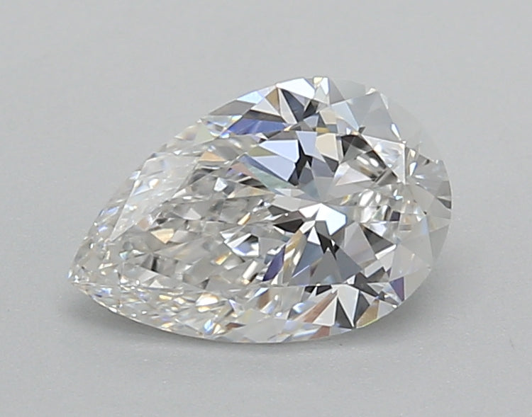 1.00 Carat Pear Shaped, Excellent Cut, E Color, VVS2 Clarity, IGI Certified Lab Grown Diamond