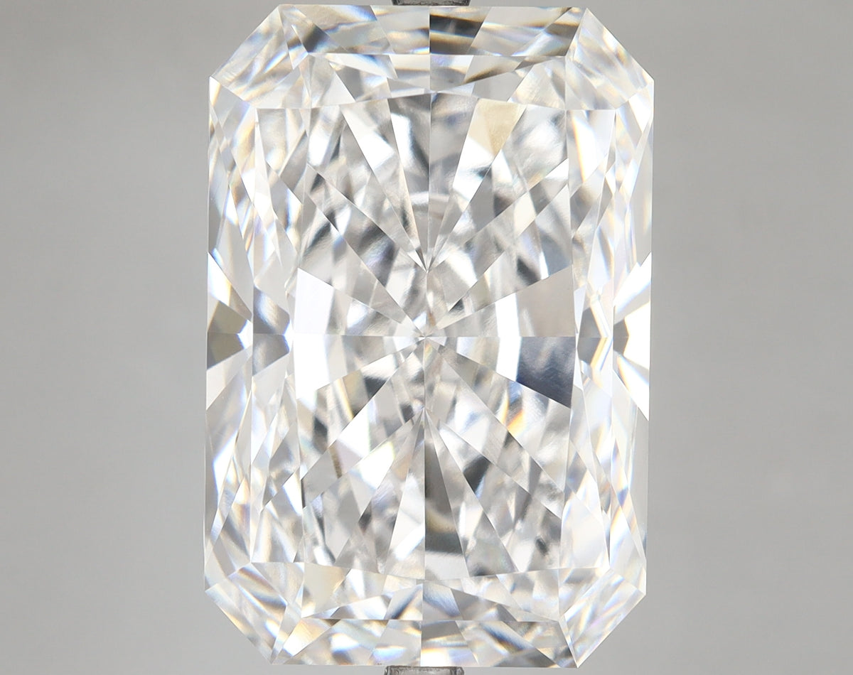 17.07 Carat Radiant Shaped, Ideal Cut, E Color, VVS2 Clarity, IGI Certified Lab Grown Diamond